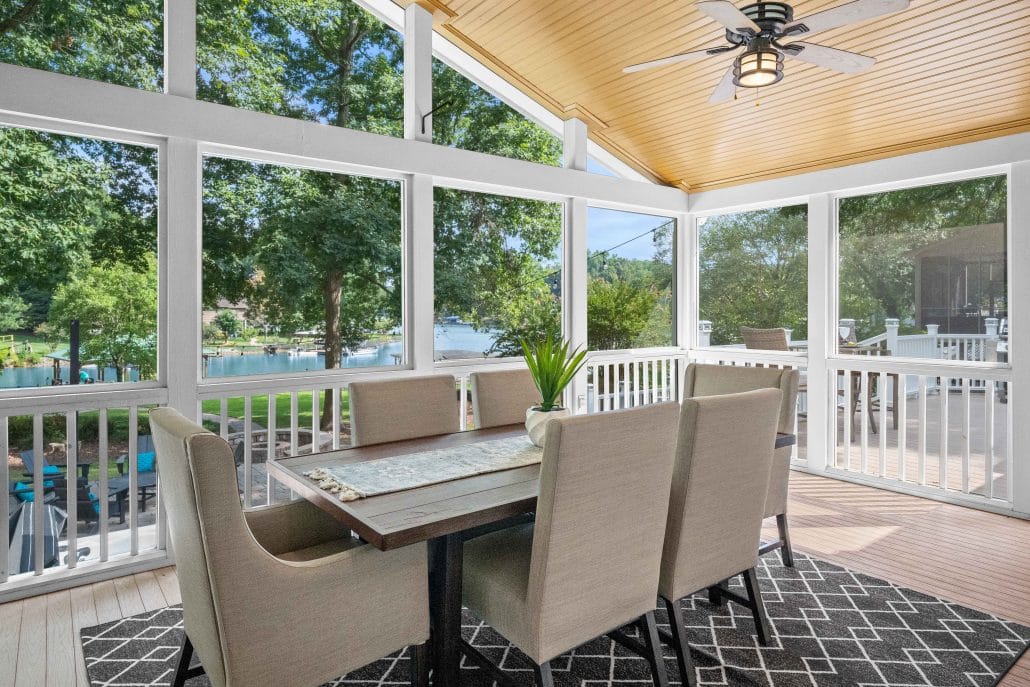 lake norman rental sun room